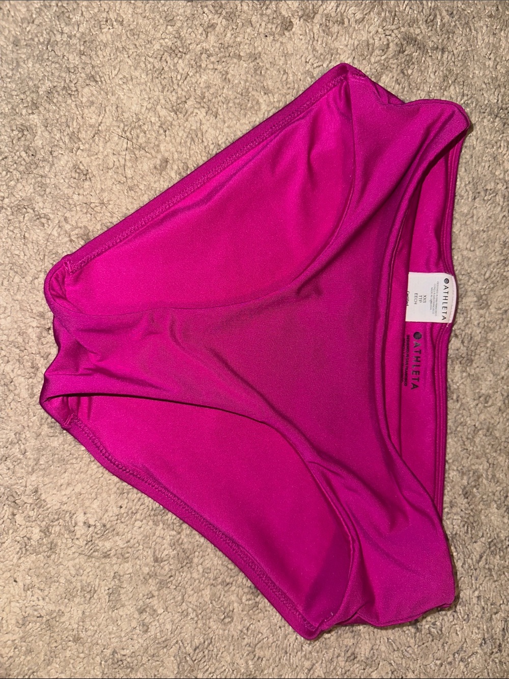 Athleta Size XXS Bikini Pink/Purple Bottoms